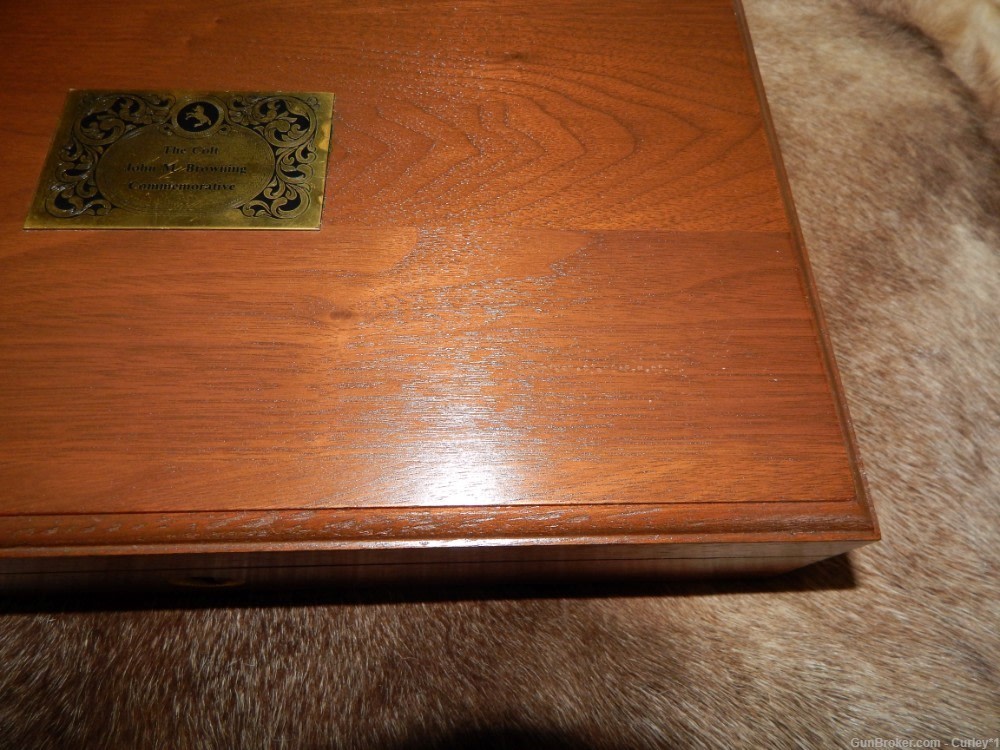 Colt John F. Browning Commemorative Display case 1911 --1 of 1000-img-2