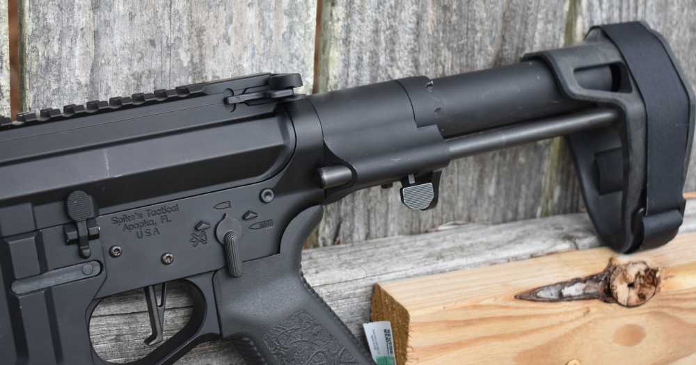SPIKES TACTICAL AR15 ST15 5.56 PISTOL GREAT CONDITION-img-11
