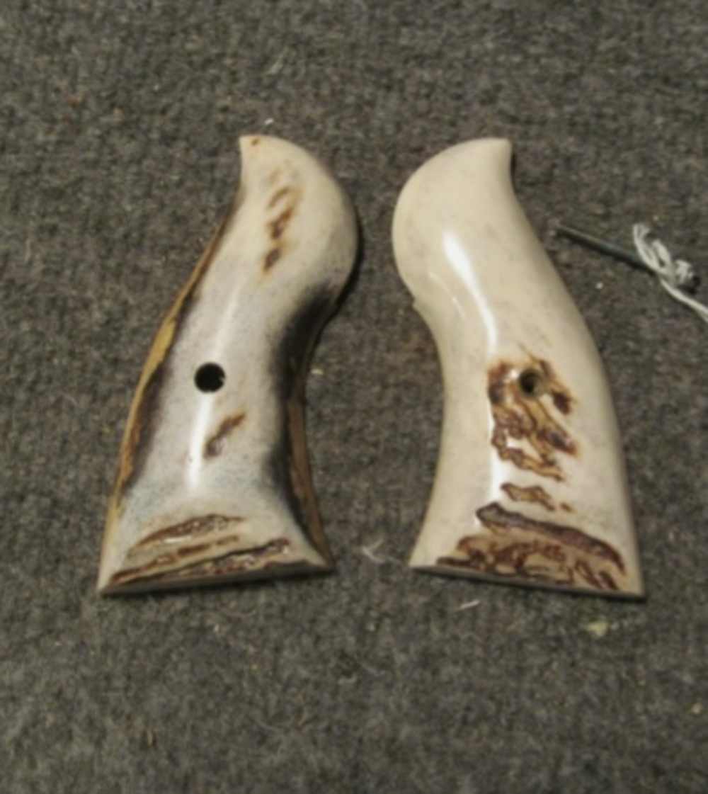 Real Sambar Stag Grips for The Ruger RedHawk extremely rare-img-0