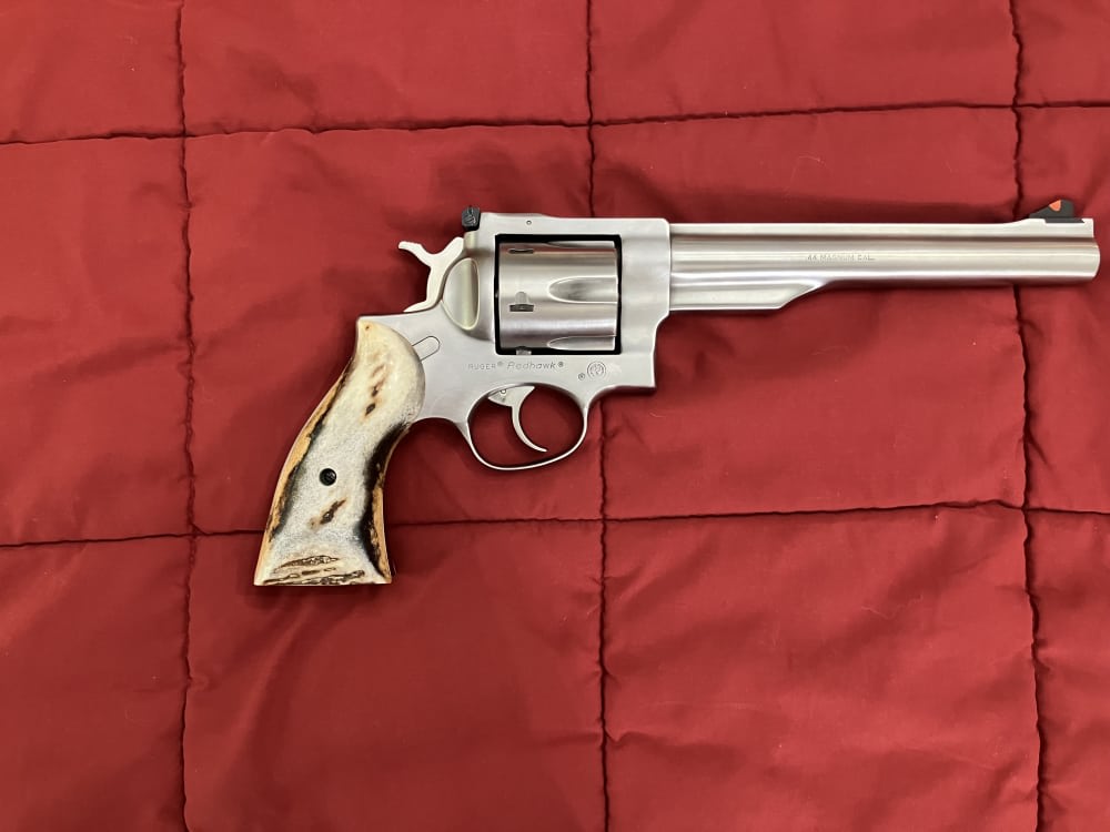 Real Sambar Stag Grips for The Ruger RedHawk extremely rare-img-5