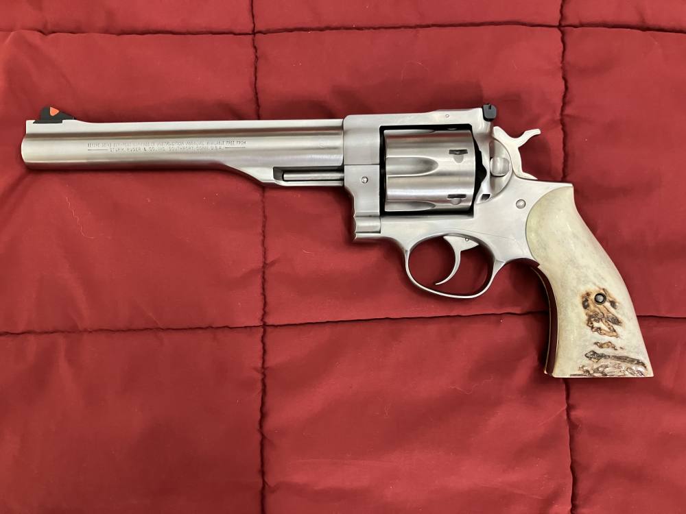 Real Sambar Stag Grips for The Ruger RedHawk extremely rare-img-4