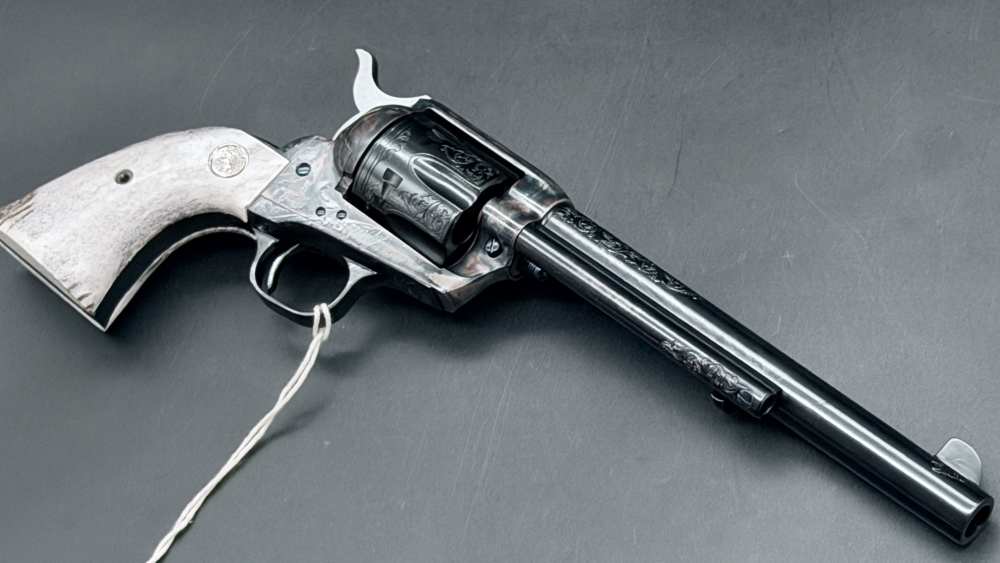 Colt SAA Single Action Army CNC 45 45LC LC ENGRAVED STUNNER 1 / 75  LAYAWAY-img-27