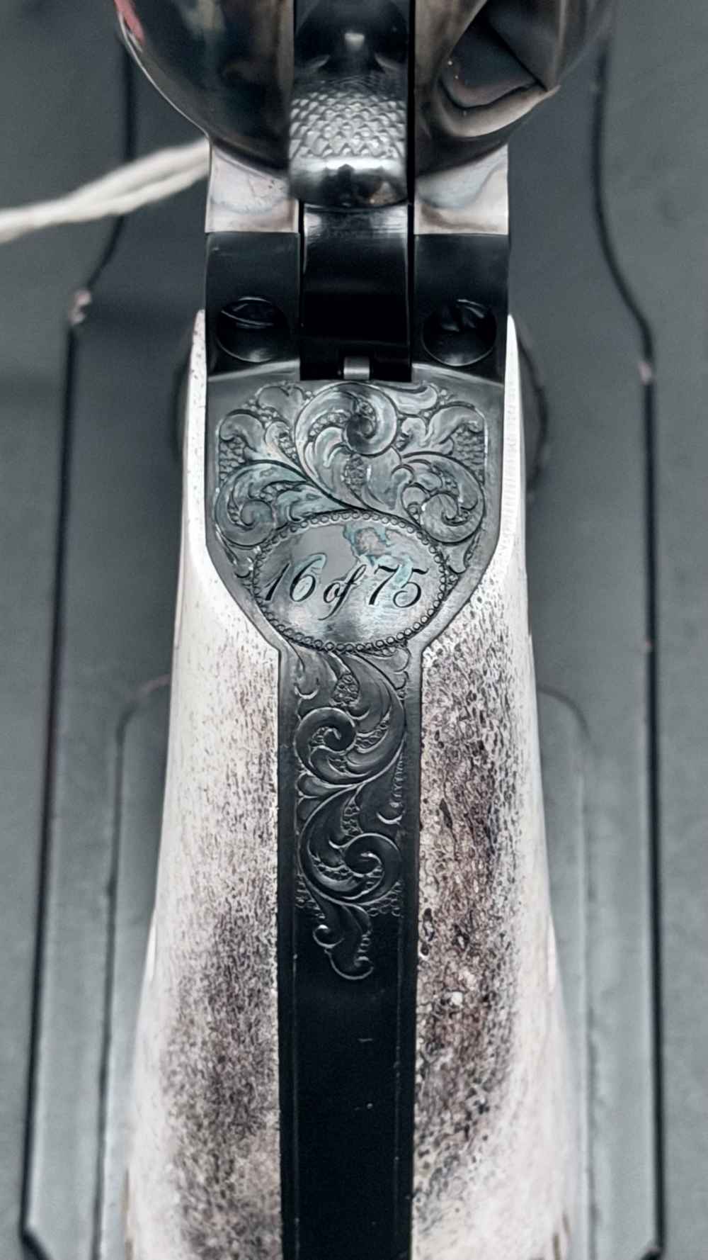 Colt SAA Single Action Army CNC 45 45LC LC ENGRAVED STUNNER 1 / 75  LAYAWAY-img-36