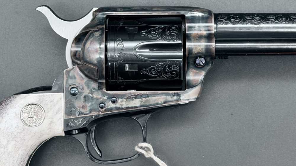 Colt SAA Single Action Army CNC 45 45LC LC ENGRAVED STUNNER 1 / 75  LAYAWAY-img-21