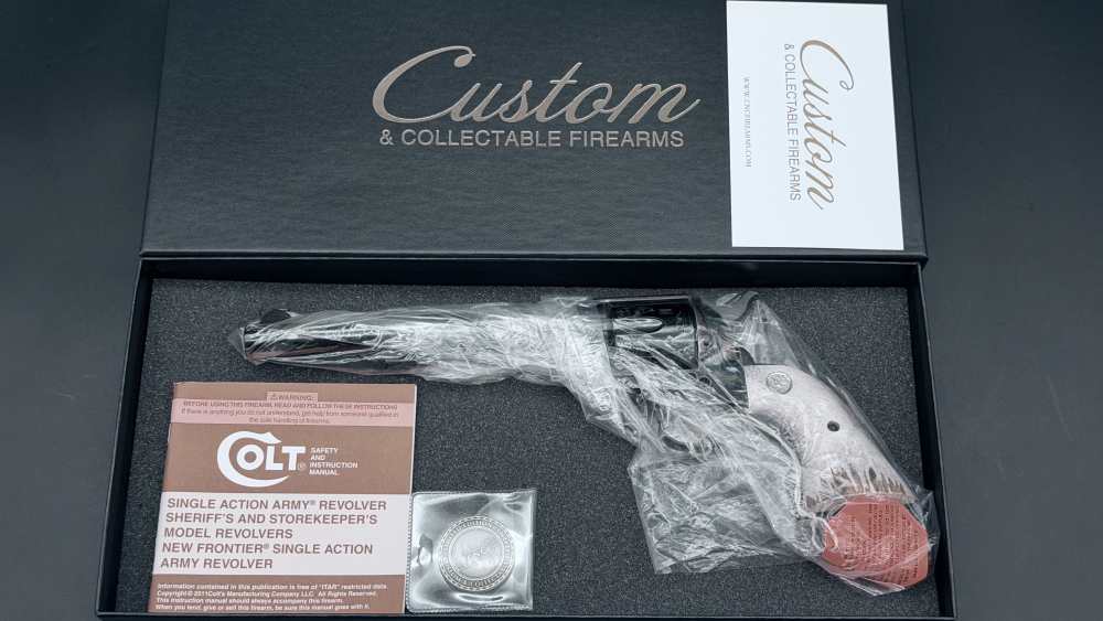 Colt SAA Single Action Army CNC 45 45LC LC ENGRAVED STUNNER 1 / 75  LAYAWAY-img-5