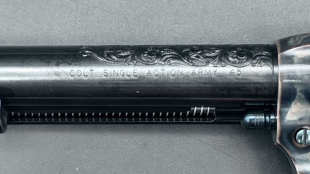 Colt SAA Single Action Army CNC 45 45LC LC ENGRAVED STUNNER 1 / 75  LAYAWAY-img-16