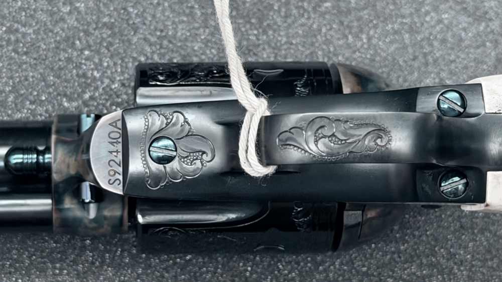 Colt SAA Single Action Army CNC 45 45LC LC ENGRAVED STUNNER 1 / 75  LAYAWAY-img-30