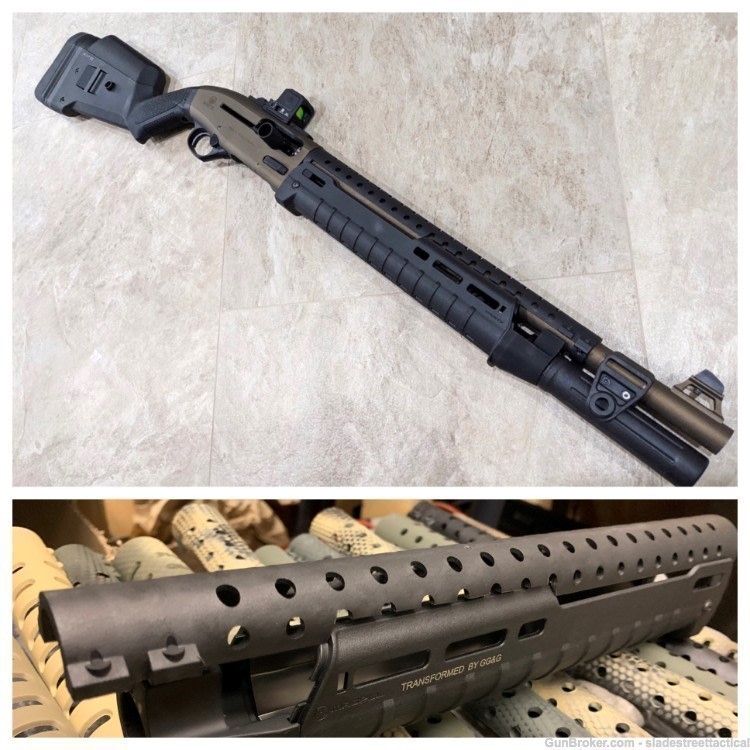 Beretta 1301 CUSTOM Heat Shield Shotgun 12GA RAW CUT Barrel Shroud MOD-img-0