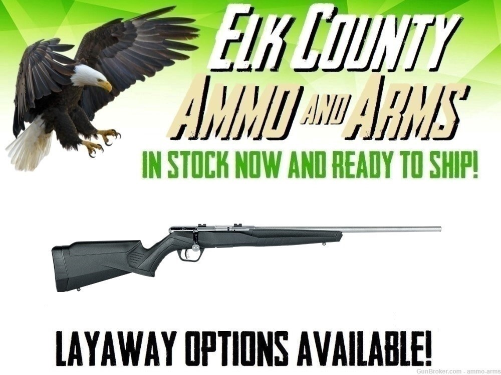 Savage Arms Model B22 FV Stainless .22 LR 21" 10 Rounds 70202-img-0