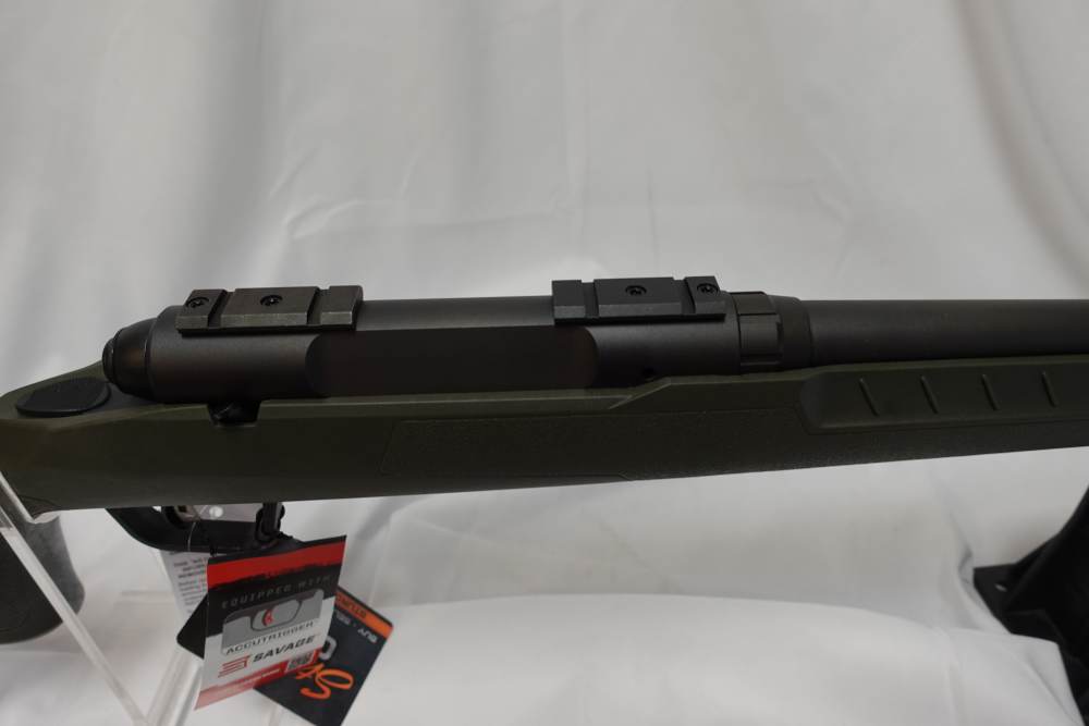 Savage Arms Axis 2 Green 243 Win 4+1 22" Left Hand Bolt Action-img-3