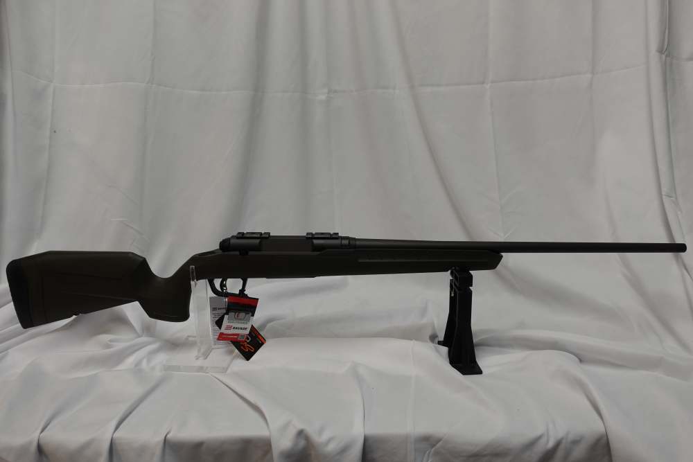 Savage Arms Axis 2 Green 243 Win 4+1 22" Left Hand Bolt Action-img-0