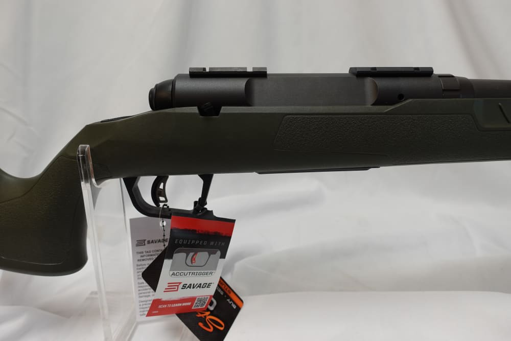 Savage Arms Axis 2 Green 243 Win 4+1 22" Left Hand Bolt Action-img-2