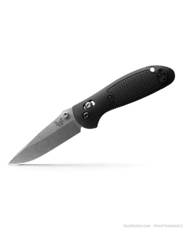 Benchmade Mini Griptilian | Black Grivory | Drop Point 556-S30V-img-0