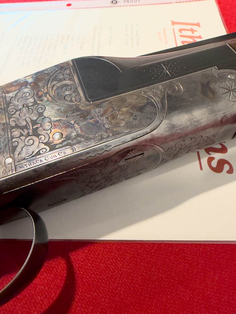 Fabulous Factory Engraved 12 GA Ithaca Grade 4E Single Barrel Trap Shotgun -img-9