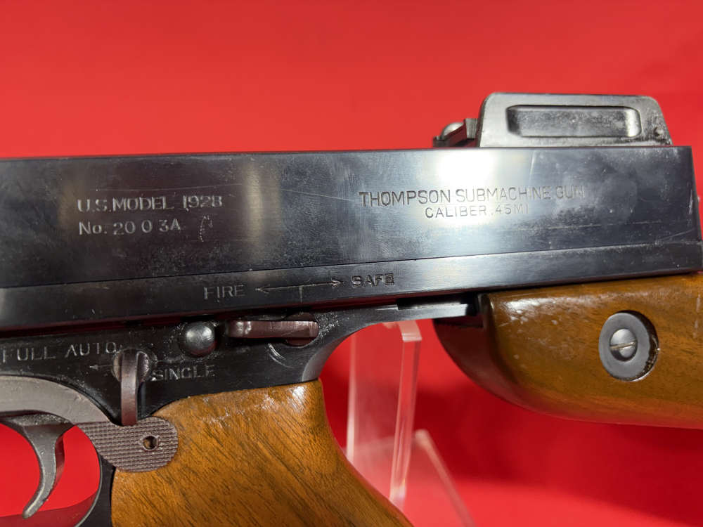 Fully Transferable Auto Ordnance 1928 Thompson Submachine Gun .45 w/ Case -img-32