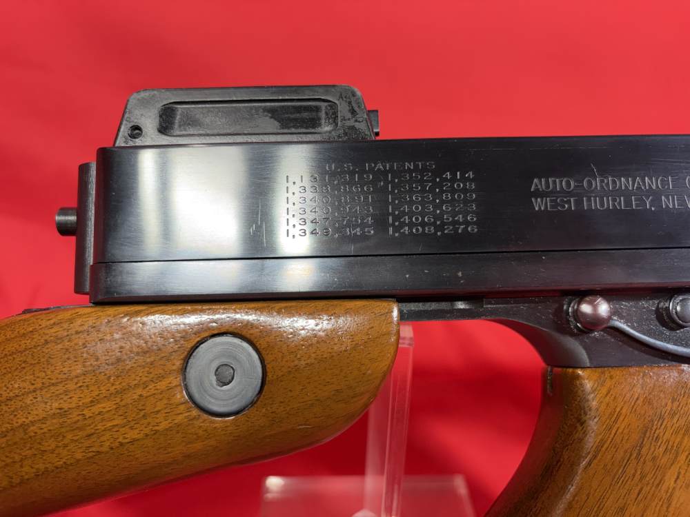 Fully Transferable Auto Ordnance 1928 Thompson Submachine Gun .45 w/ Case -img-9