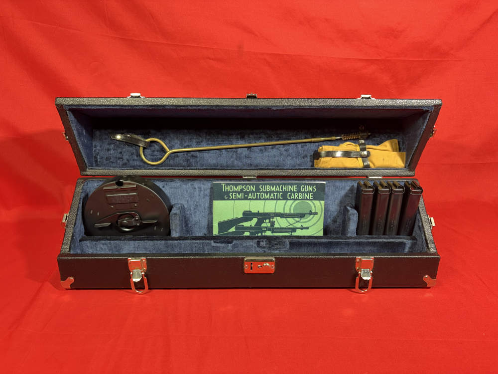 Fully Transferable Auto Ordnance 1928 Thompson Submachine Gun .45 w/ Case -img-76