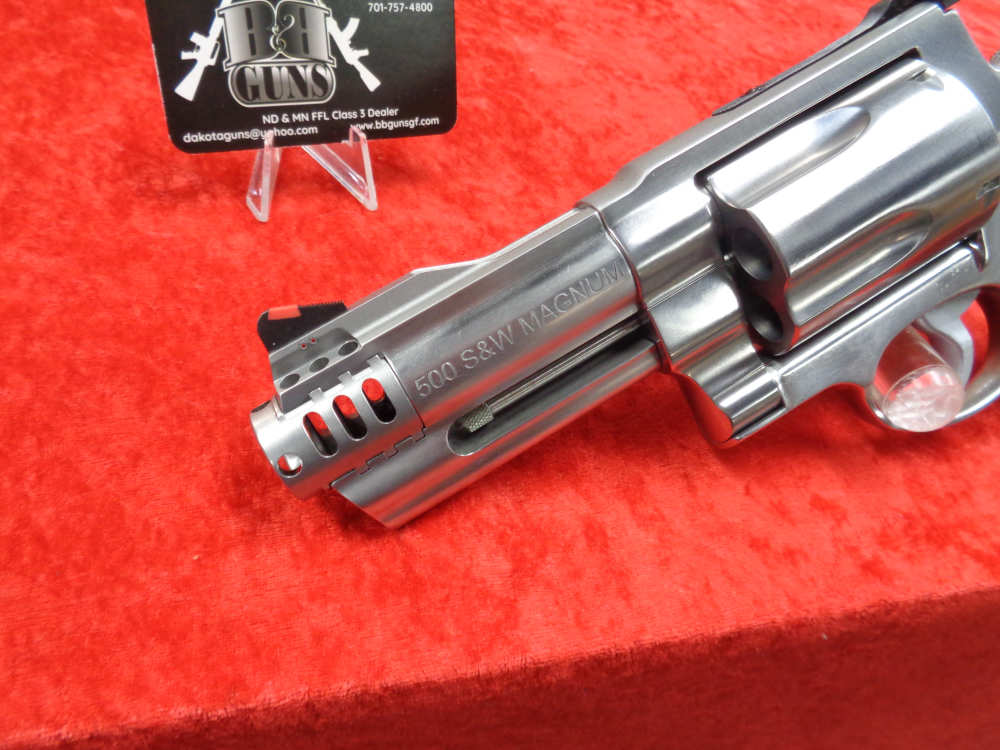 S&W Model 500 SW Magnum 4" Ported Barrel Stainless Bear Revolver WE TRADE!-img-2
