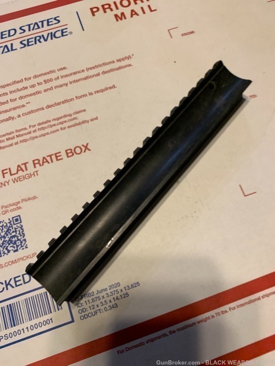 7 3/4 Picatinny rail for round handguard or round surfaces aluminum -img-2
