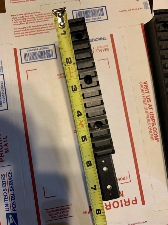 5 1/2 in Picatinny aluminum rail for round handguard or round surfaces -img-3