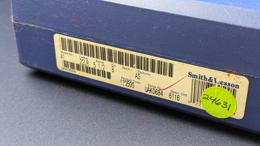 Smith & Wesson S&W Model 41 5.5" .22LR - Museum Grade Take-A-Shot!-img-15