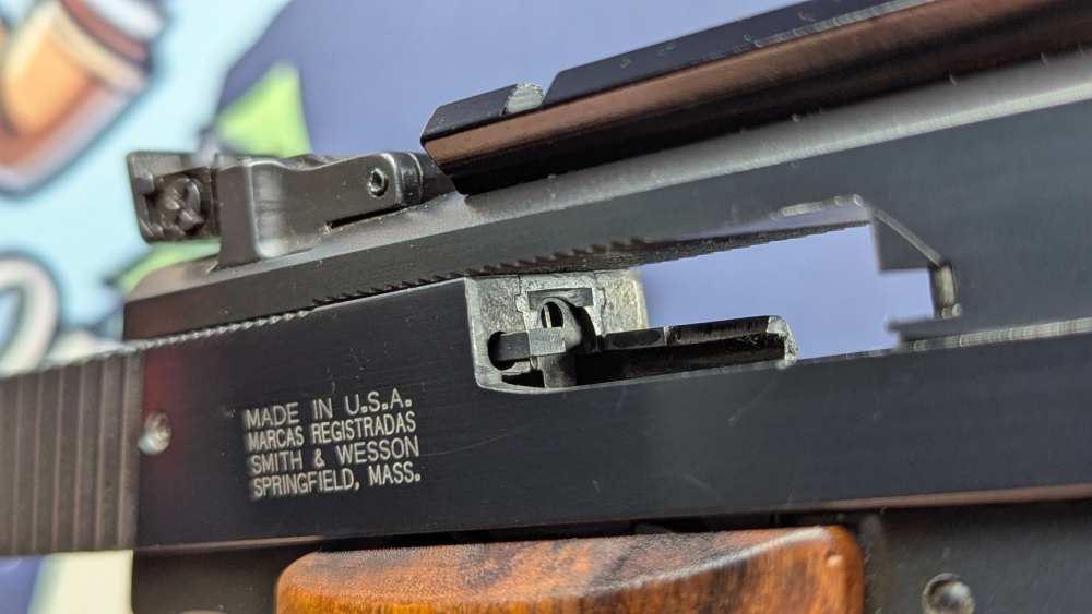 Smith & Wesson S&W Model 41 5.5" .22LR - Museum Grade Take-A-Shot!-img-9