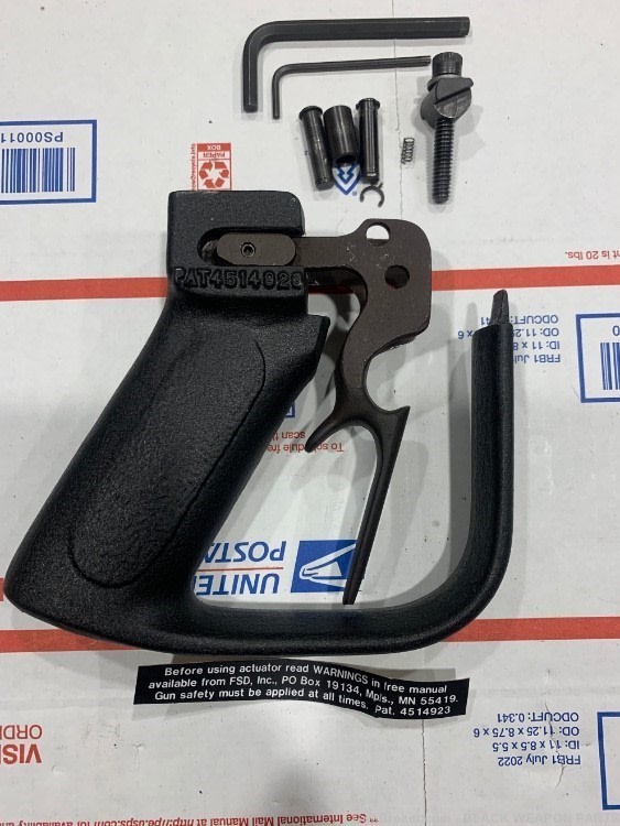 Early 1980's the ultimate trigger actuator assembly for ar15 ak47 patent ma-img-1