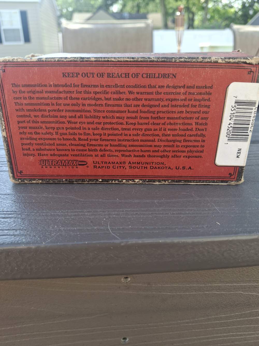 Ultramax 45 Schofield 230 grain box only-img-2