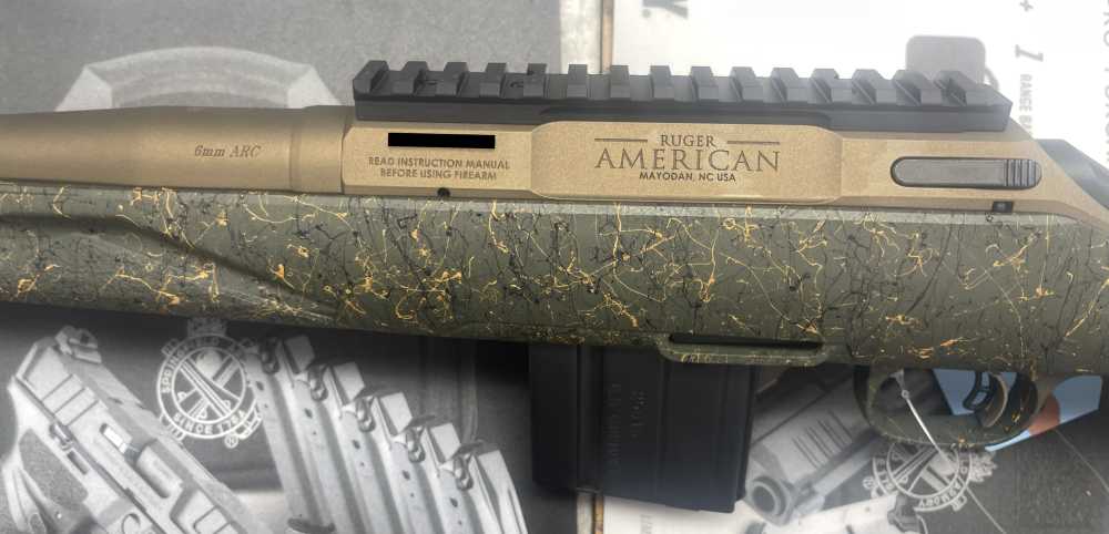 Ruger American Gen II Rifle Predator - 6mm ARC - 10+1 - 22" - Bronze/Green -img-4