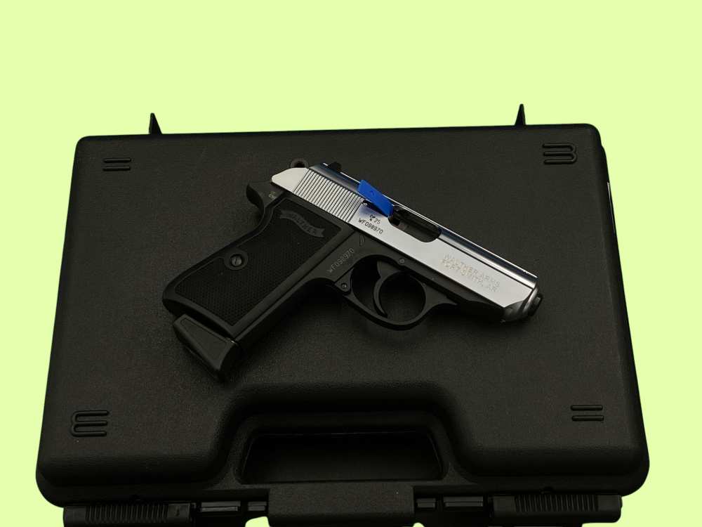 WALTHER PPK 22LR Silver Slide 10rds Pistol Threaded Barrel-img-2