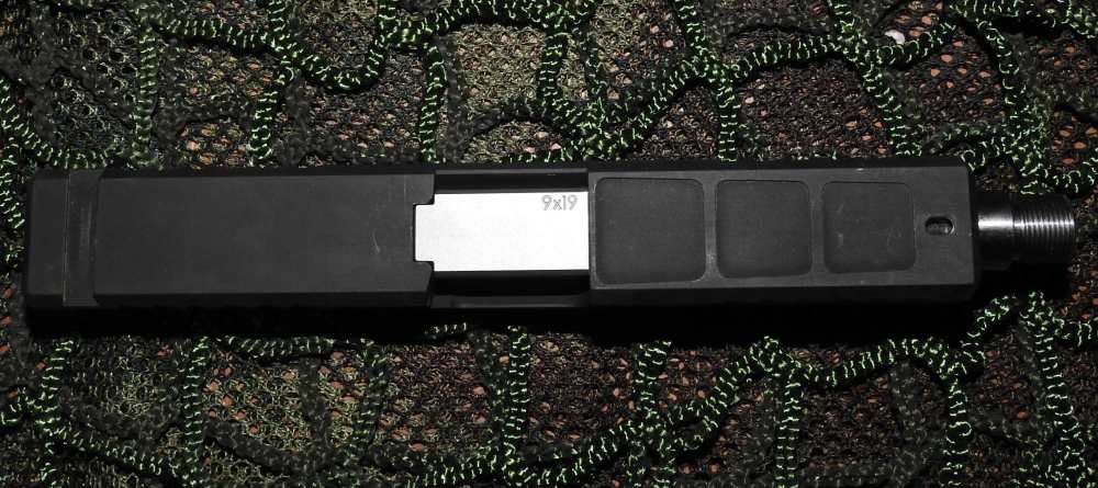 GLOCK 19 COMPLETE SLIDE w/ Threaded 416r Fluted Barrel GEN 1-3-img-4