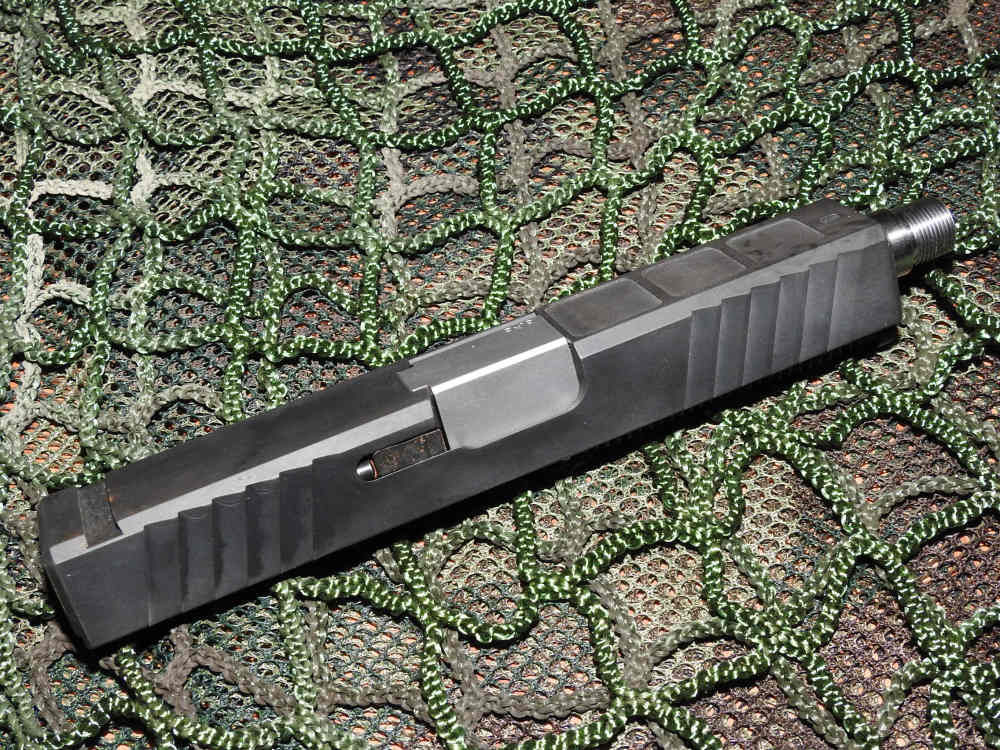 GLOCK 19 COMPLETE SLIDE w/ Threaded 416r Fluted Barrel GEN 1-3-img-0