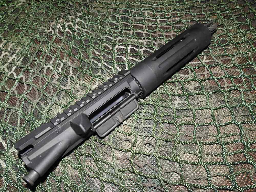 AR-15 5.56mm 7.5" Upper Receiver Fluted Handguard Vortex FH & Adj Gas Block-img-0
