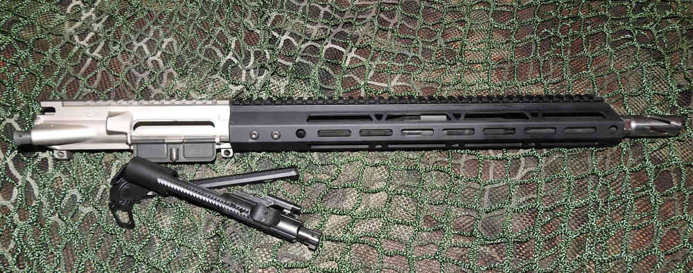 AR-15 TITANIUM NITRIDE COMPLETE UPPER RECEIVER w/ 416R Barrel & MPI BCG-img-0