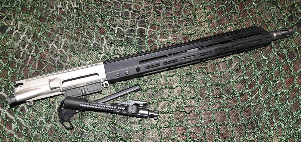 AR-15 TITANIUM NITRIDE COMPLETE UPPER RECEIVER w/ 416R Barrel & MPI BCG-img-2