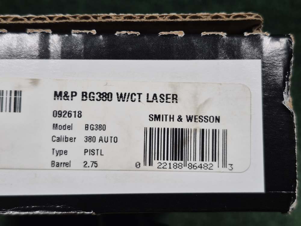 Smith & Wesson Bodyguard 380 ACP Laser PENNY START 0.01-img-17