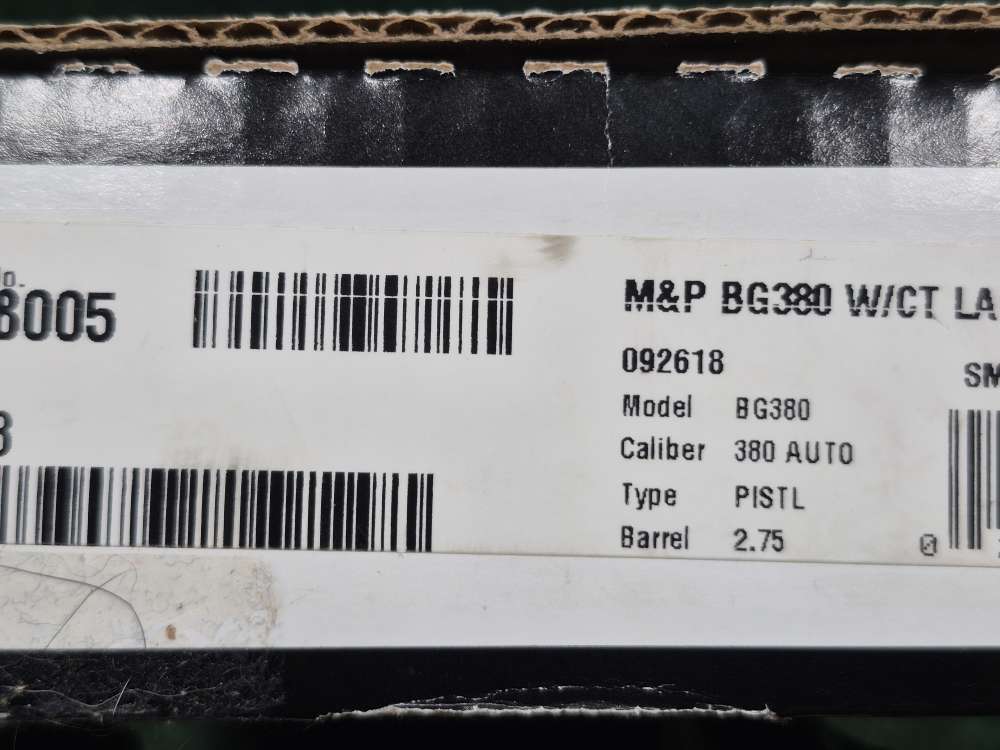 Smith & Wesson Bodyguard 380 ACP Laser PENNY START 0.01-img-16