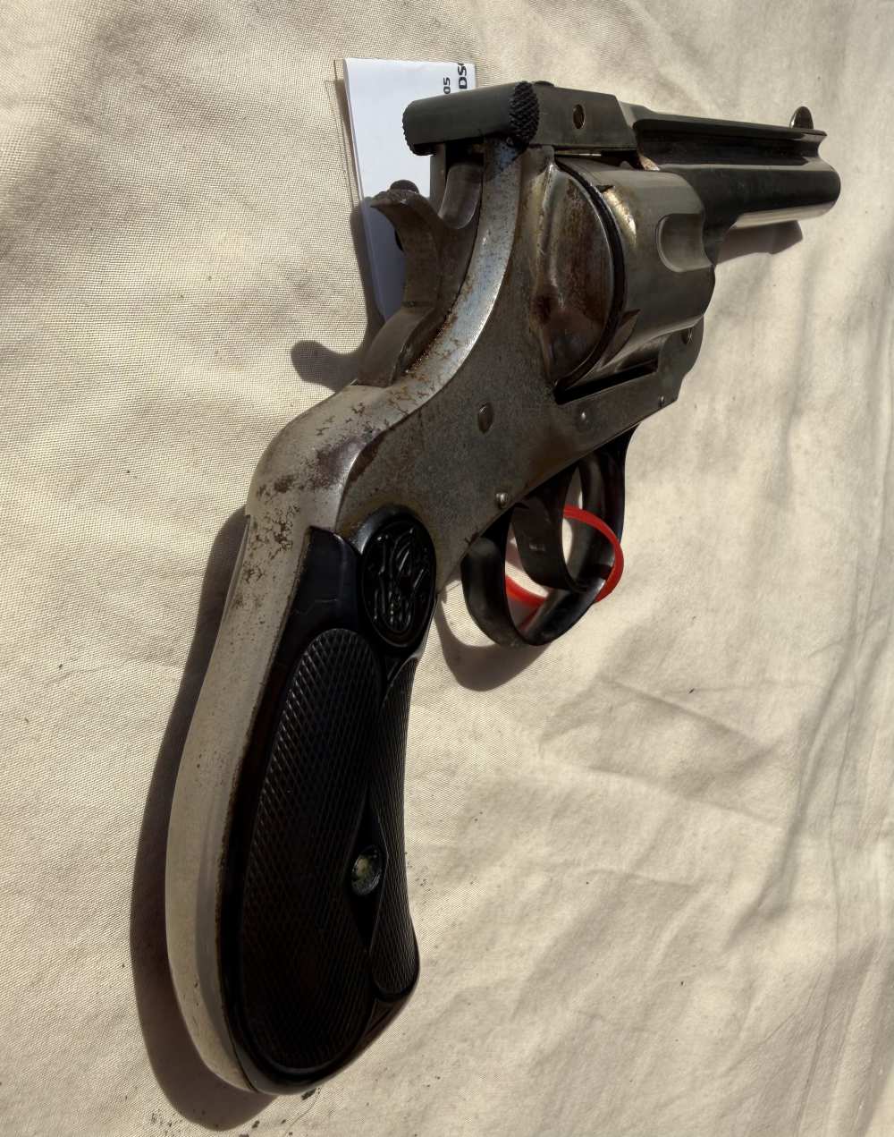 H & R Top Break 6 Shot Revolver Nickel 32 S&W-img-7
