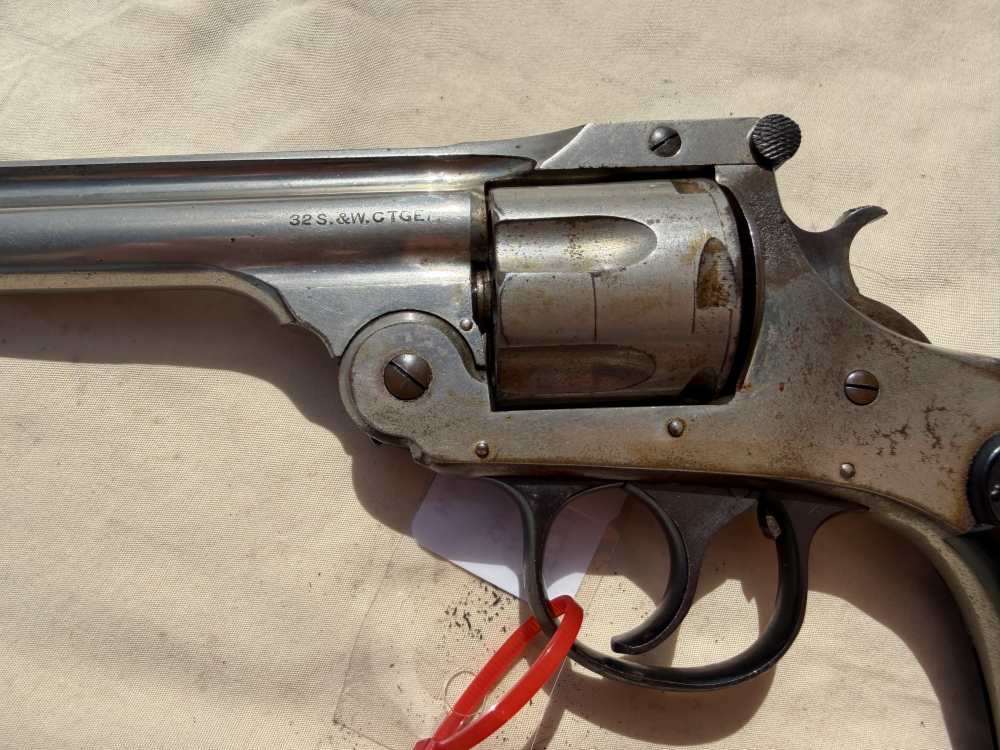 H & R Top Break 6 Shot Revolver Nickel 32 S&W-img-11