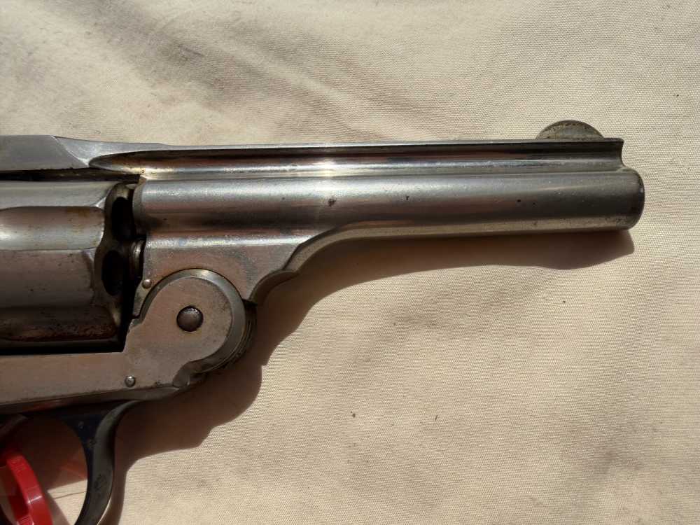 H & R Top Break 6 Shot Revolver Nickel 32 S&W-img-3