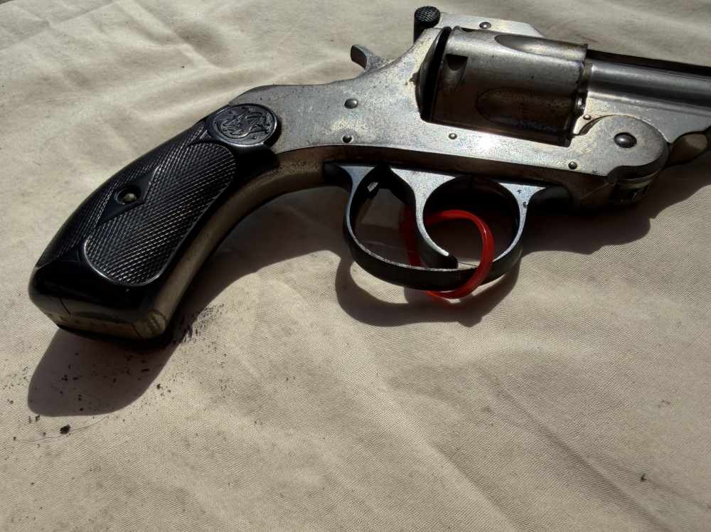 H & R Top Break 6 Shot Revolver Nickel 32 S&W-img-6