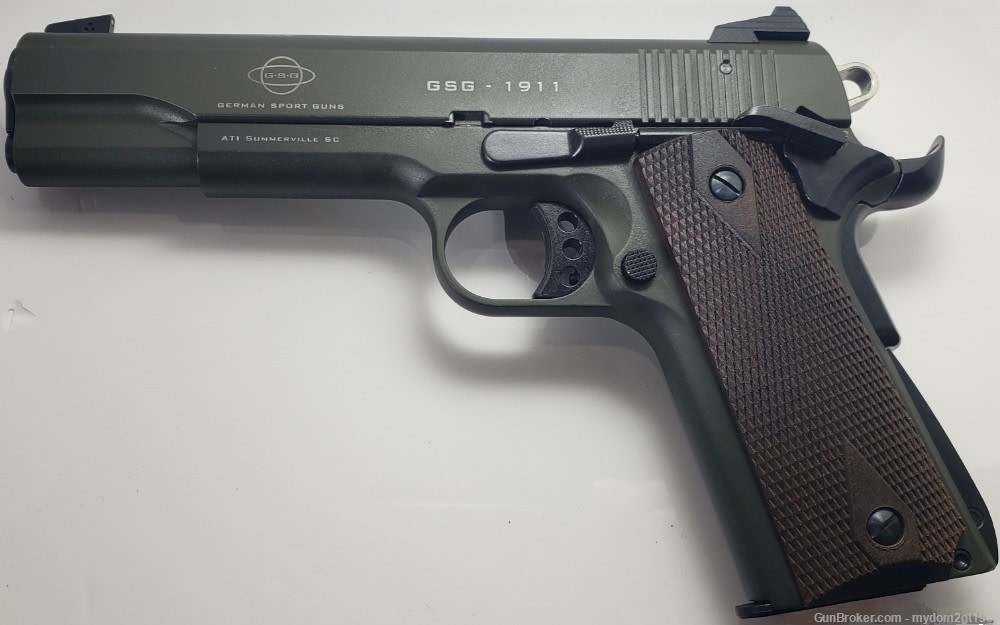 ATI/GSG German Sports Night Sights 1911 .22LR 5" Green with Bonus ... -img-3