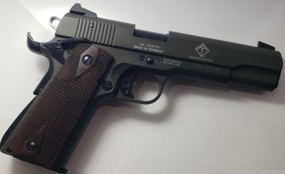 ATI/GSG German Sports Night Sights 1911 .22LR 5" Green with Bonus ... -img-4