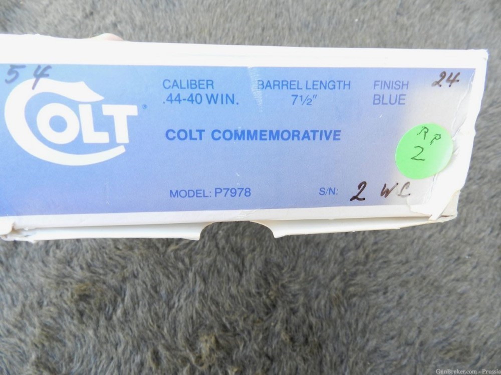 Colt/Winchester Set SAA & Winchester Model 94 SERIAL # 2 NIB WITH ALL-img-14