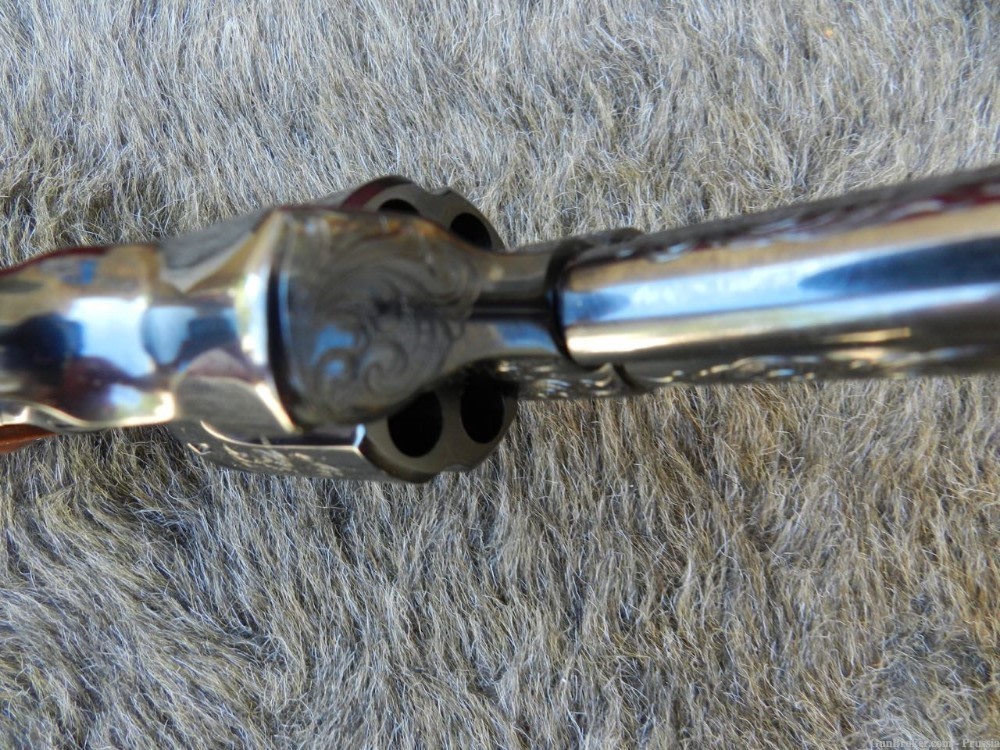 Colt Python Target 38 Spl 8" Blue Factory B Engraved NIB-img-25