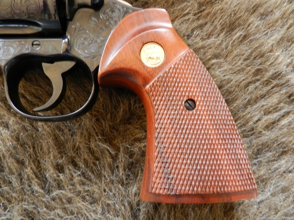 Colt Python Target 38 Spl 8" Blue Factory B Engraved NIB-img-23
