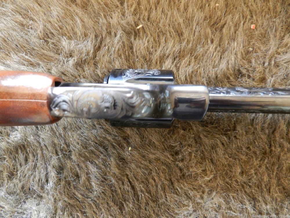 Colt Python Target 38 Spl 8" Blue Factory B Engraved NIB-img-13