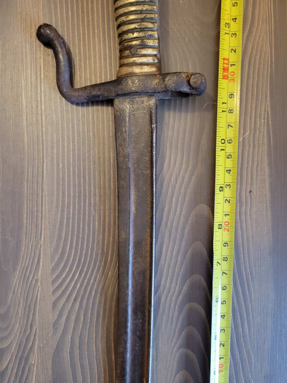 UNIQUE! Trench Art French Fighting Cock Bayonet/Fighting Knife-img-4