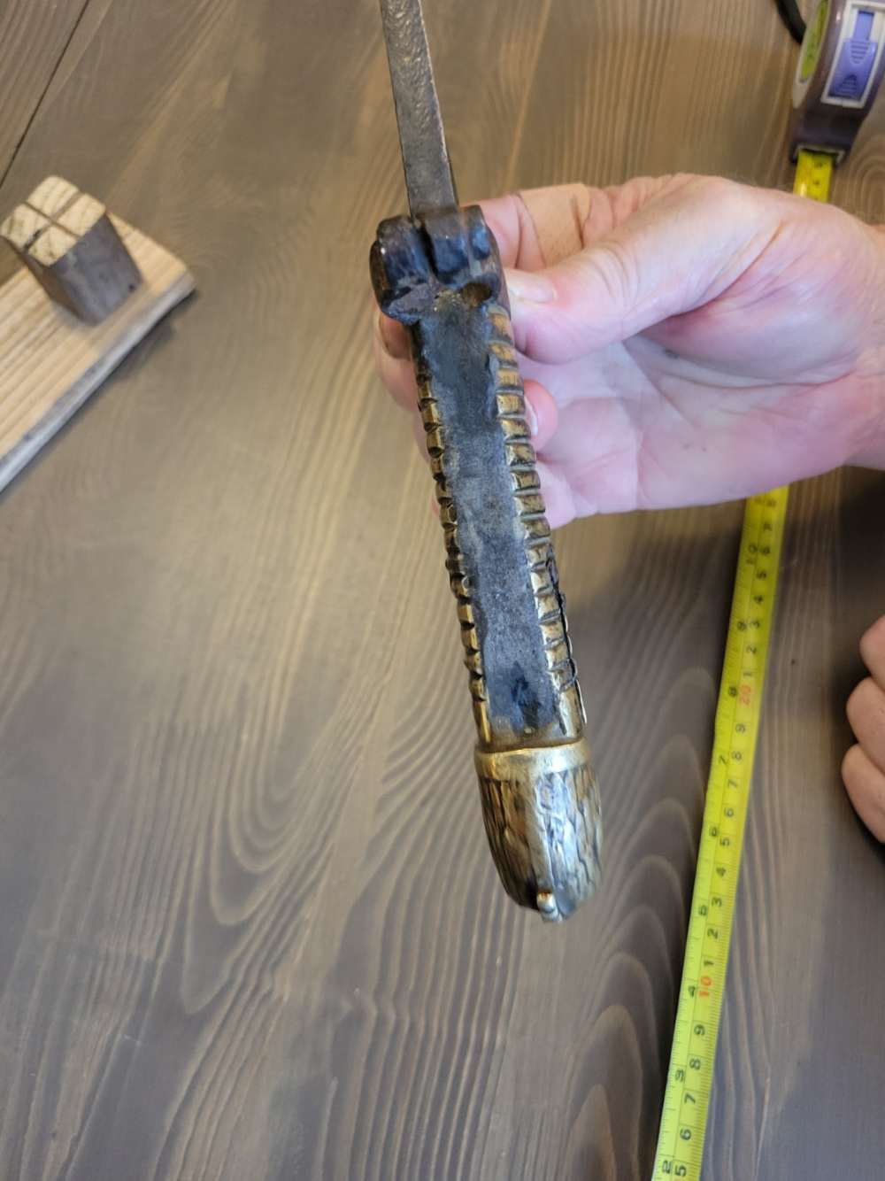 UNIQUE! Trench Art French Fighting Cock Bayonet/Fighting Knife-img-13
