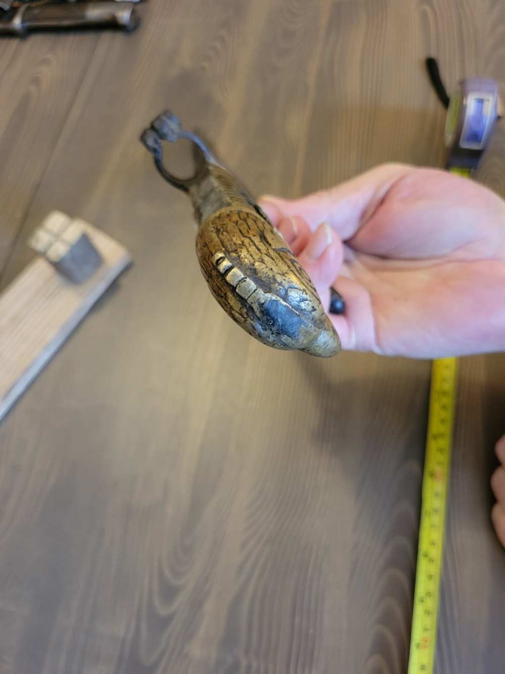 UNIQUE! Trench Art French Fighting Cock Bayonet/Fighting Knife-img-14